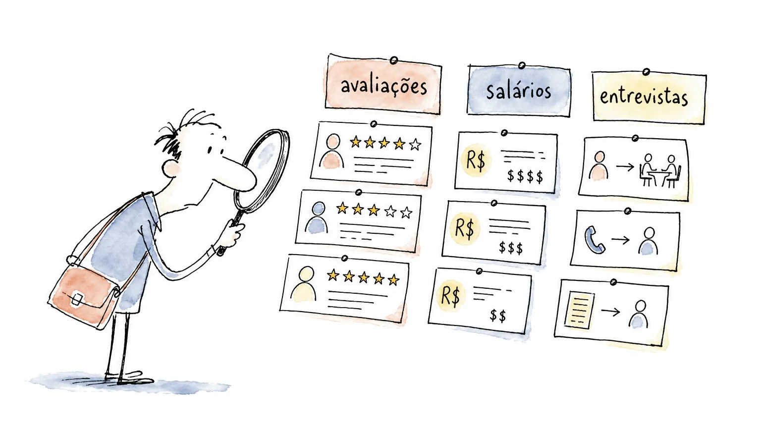 Como usar o Glassdoor para pesquisar uma empresa