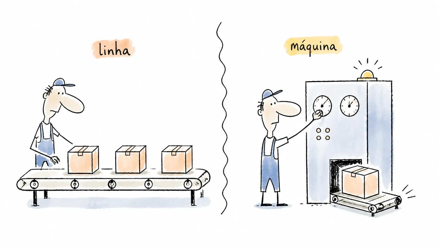 Operador de produção vs. operador de máquina: diferenças