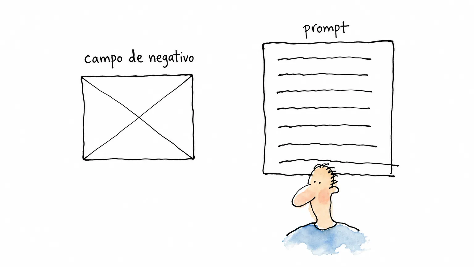Prompt negativo para foto profissional: as cinco formas de proibir