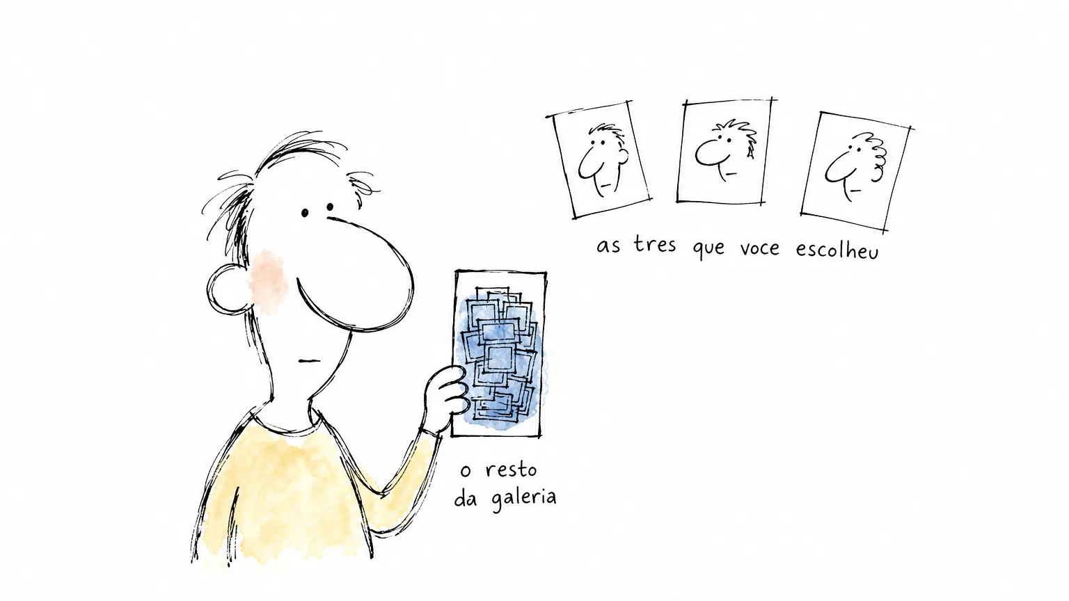 "Permitir acesso às fotos": o que o app de IA alcança antes de você enviar qualquer coisa