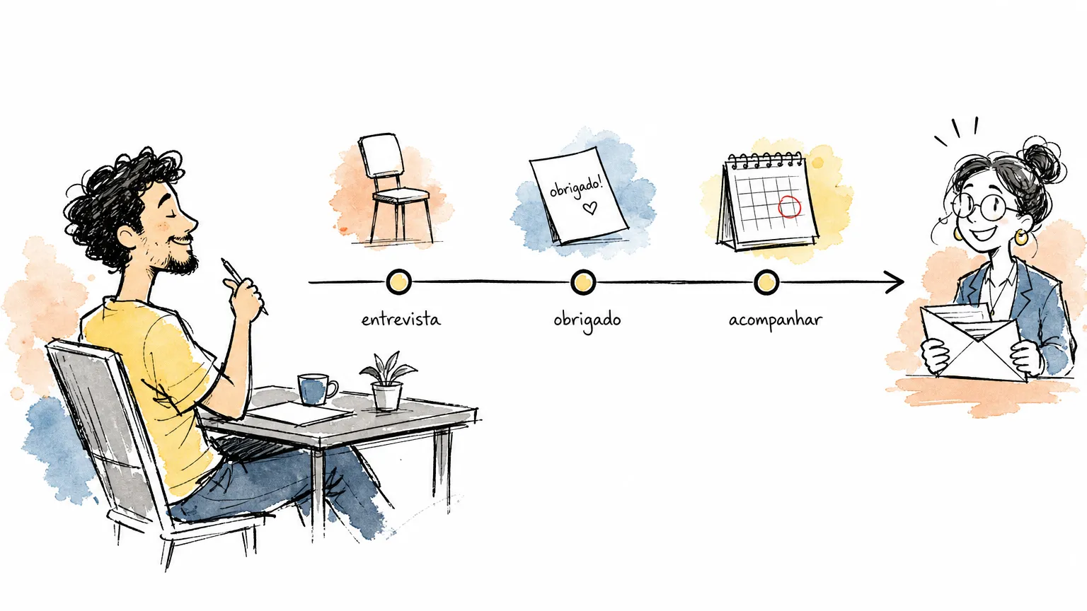 Follow-up depois da entrevista: quando mandar e modelos
