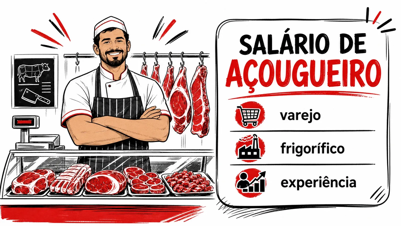 Quanto ganha um açougueiro em 2026: salário e carreira